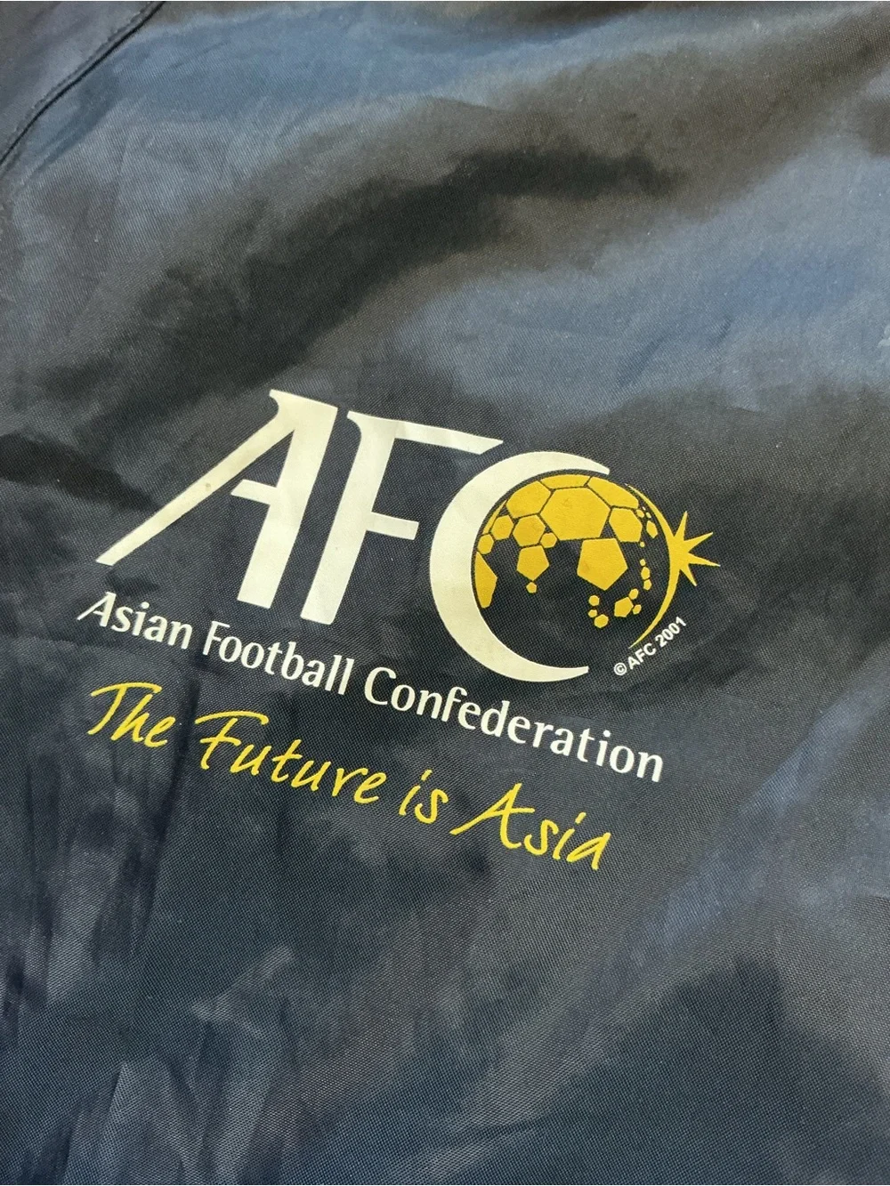 Nike AFC Asian Football Confederation  Soccer Zip Swoosh Windbreaker Jacket